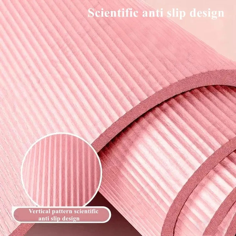 183×60cm 15-20MM Thick Yoga Mat Anti-skid Sports Fitness Mat Comfort Foam Yoga Matt for Exercise Yoga and Pilates Gymnastics Mat