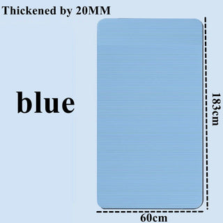 183×60cm Thick Yoga Mat Anti-skid Sports Fitness Mat 20MM Comfort Foam Yoga Matt for Exercise Yoga and Pilates Gymnastics Mat Promise Mart