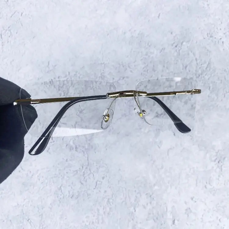 BOYSEEN Rimless Sunglasses | UV400 Gradient Stylish Eyewear for Men & Women Promise Mart