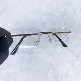 BOYSEEN Rimless Sunglasses | UV400 Gradient Stylish Eyewear for Men & Women Promise Mart