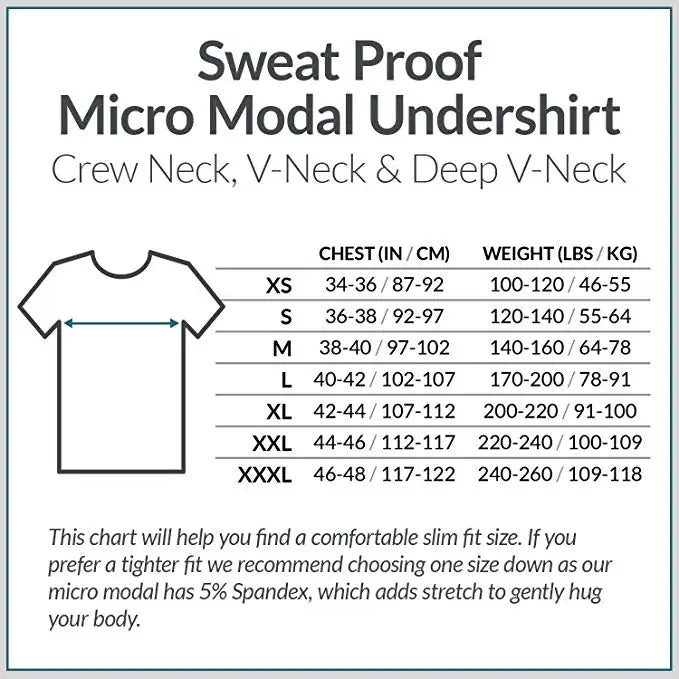 Sweat Proof Padding Anti Perspiration T Shirts Sports Gym Round Neck White Anti-Sweat Sweatproof Undershirts Crop Top