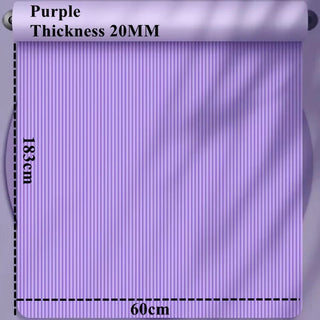 183×60cm Thick Yoga Mat Anti-skid Sports Fitness Mat 20MM Comfort Foam Yoga Matt for Exercise Yoga and Pilates Gymnastics Mat Promise Mart