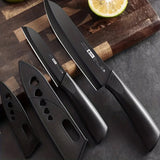 2 Pieces, Ceramic Fruit Knife Set Chef's Knife, Melon Knife and Fruit Knife - Essential kitchen utensils for perfect Promise Mart