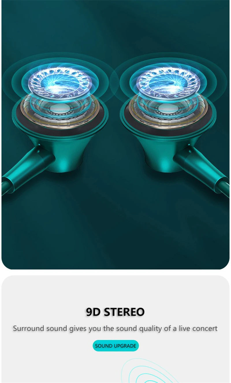 Type-C In-Ear Wired Karaoke Headphones 3.5mm Stereo Music Earbud Handfree Headset Earphones with Mic