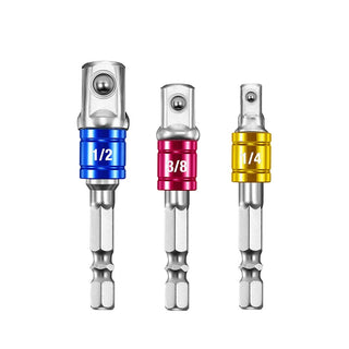 Impact Grade 105 Degree Angle Socket Adapter Power Hand Tool Part Driver Extension Set Screwdriver Holder Drill Nut Attachment Promise Mart