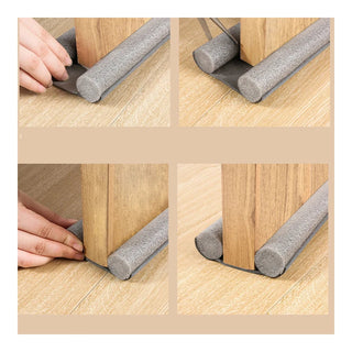 Hot Sell Flexible Door Bottom Sealing Strip Stopper Door Weatherstrip Guard Wind Dust Blocker Sealer Stopper Door Seal Promise Mart
