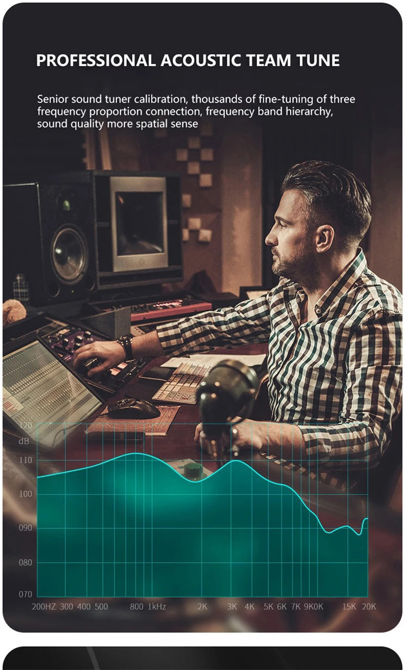 Type-C In-Ear Wired Karaoke Headphones 3.5mm Stereo Music Earbud Handfree Headset Earphones with Mic