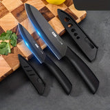 2 Pieces, Ceramic Fruit Knife Set Chef's Knife, Melon Knife and Fruit Knife - Essential kitchen utensils for perfect Promise Mart