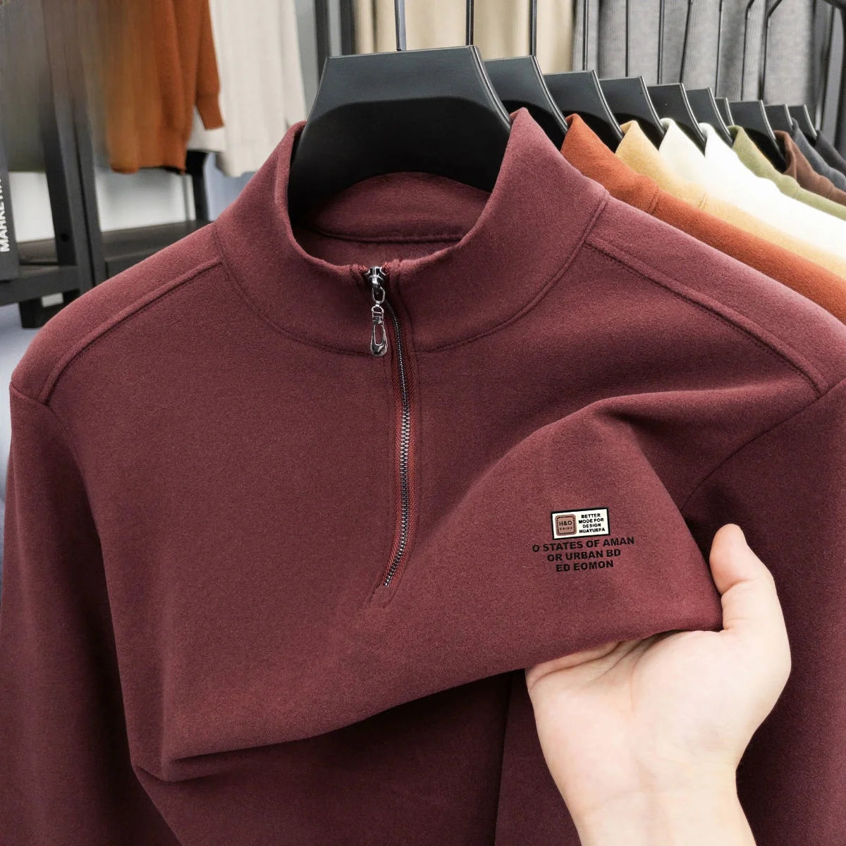 Men's Double-Sided Camere Long Sve T-irt Thiened Casual Warm Base irt Ci Walk All-Season Soft Comfortable Top