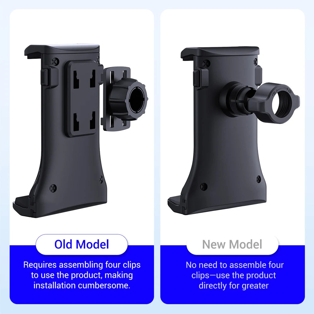 Car Tablet Stand Cup Slot 360 Adjustable Smartphone Holder 270 Tilt Bar Triangular Base Ram Mount SUV Tools for Ipad Pro 11 Air