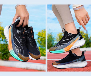 2025 Men's And Women's Professional Carbon Board Marathon Running Shoes Shock Absorption Ultra-light Stable Support Sports Shoes Promise Mart