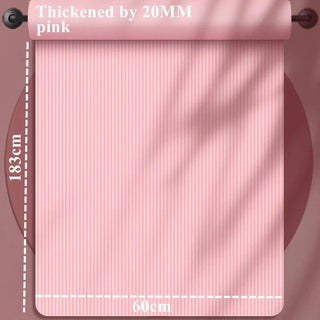 183×60cm Thick Yoga Mat Anti-skid Sports Fitness Mat 20MM Comfort Foam Yoga Matt for Exercise Yoga and Pilates Gymnastics Mat Promise Mart