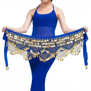 New Style Top Selling Belly Dance Waist Chain Hip Scarf Bellydance Coins Belt Dancing Waist Belt Dancer's Accessories Promise Mart