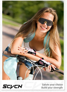 SCVCN Photochromic bike Cycling glasses UV400 Bicycle riding Eyewear Sports MTB Outdoor Sports Golf Camping Driving Eyepieces