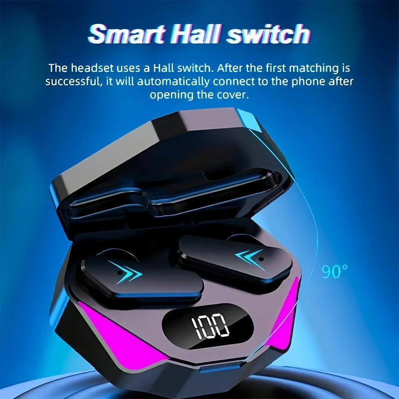 X15 TWS Wireless Bluetooth Headset LED Display Gamer Earbuds with Mic Wireless Headphones Noise Cancelling Bluetooth Earphones Promise Mart