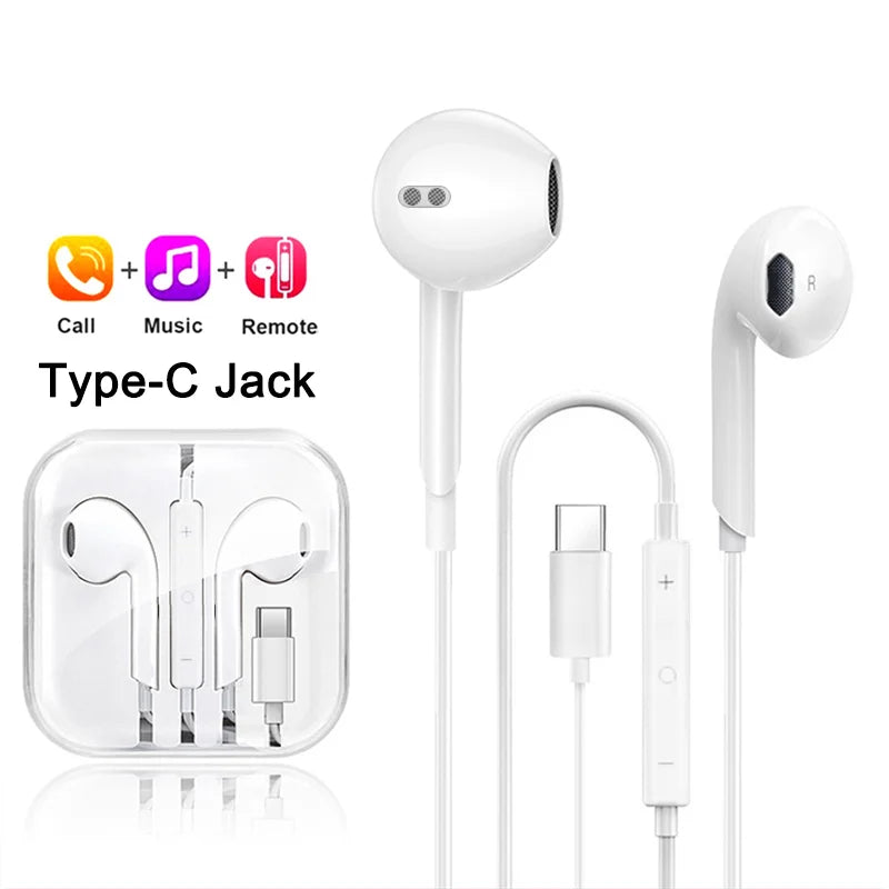 Original Type C In-Ear Earphones For Xiaomi 17 Pro Max 15T 14T Redmi Note 15 14 12 13 Ultra Poco X7 F7 Pro Headset Wired Earbuds