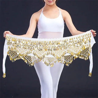 New Style Top Selling Belly Dance Waist Chain Hip Scarf Bellydance Coins Belt Dancing Waist Belt Dancer's Accessories Promise Mart