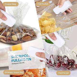 Mini Heat Bag Sealing Machine | Portable Thermal Plastic Food Bag Sealer Promise Mart