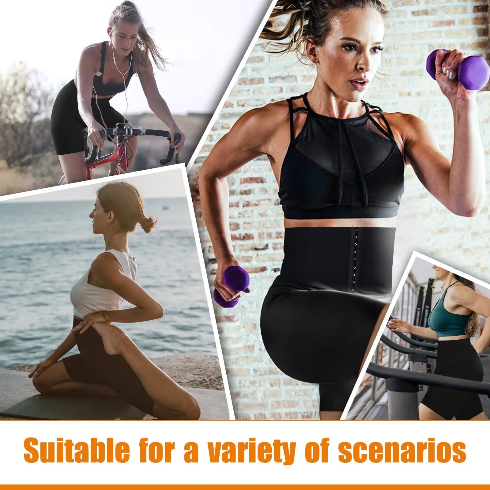 Sauna Sweat Shapewear Shorts Pants Thigh Slim Suit Waist Trainer Weight Loss Shaper Sweatsuit Fitness Compression Thermo Workout