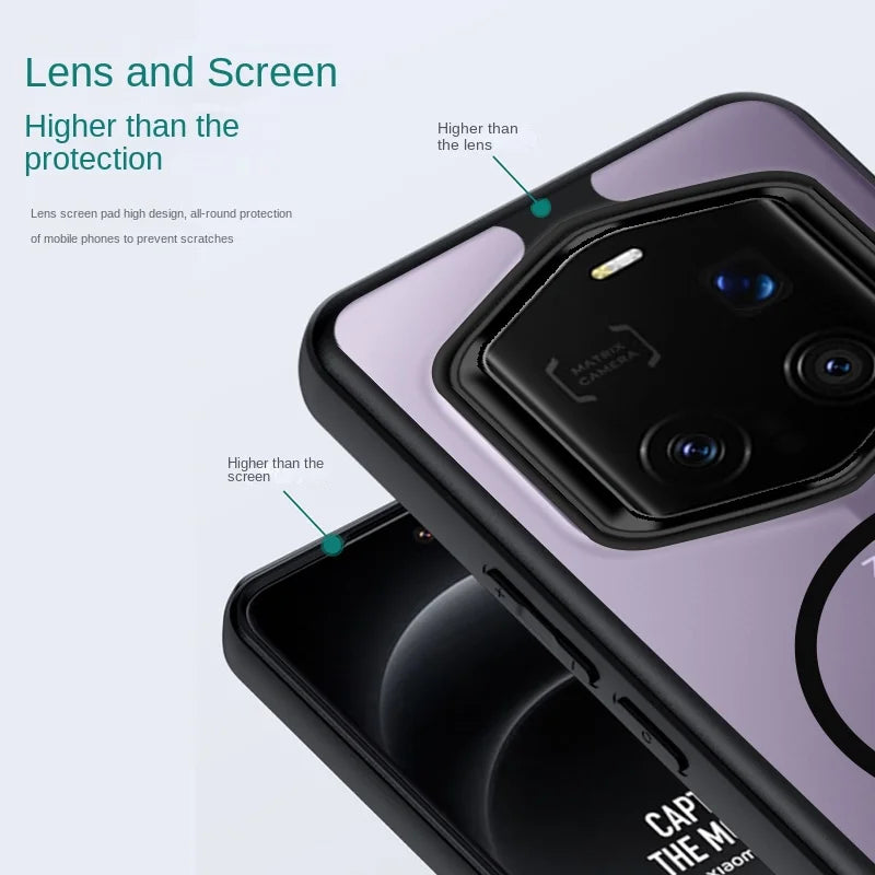 For Honor Magic 7 RSR Skin Feeling Magnetic Feel Lens Full Package Drop Resistant and Wear-resistant Phone Case