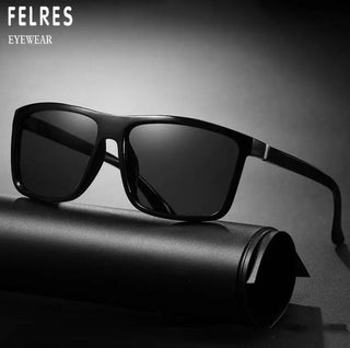 Men Square Myopia Nearsighted Glasses Men Women Driving Traveling Fashion Distance Sunglasses UV Protection Prescription Glasses Promise Mart