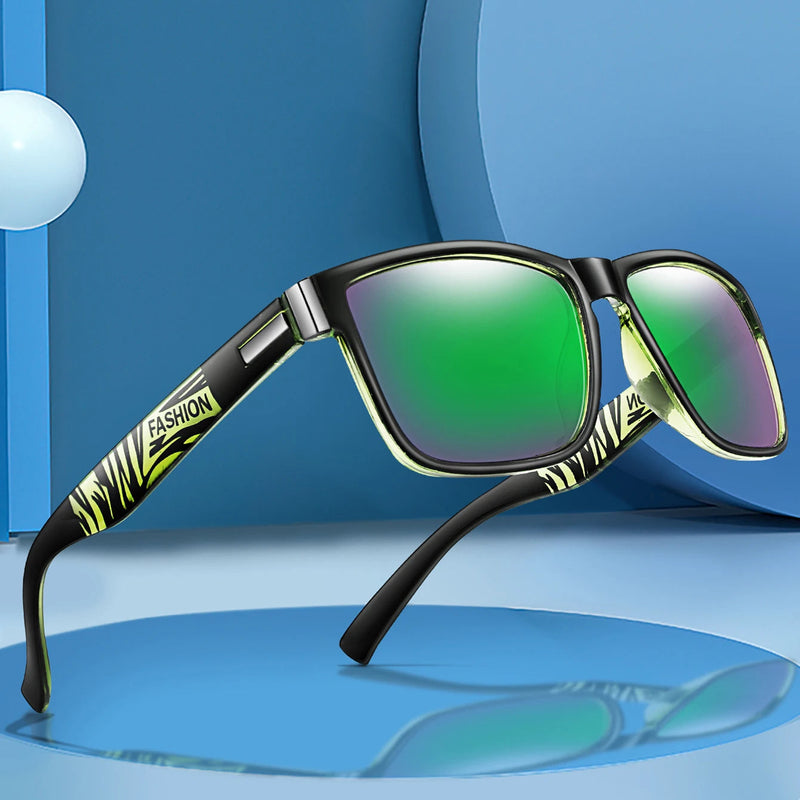 Classic Sunglasses for Men and Women Outdoor Sports Cycling Fishing Hiking Golf, Travel Square Glasses with UV Protection Promise Mart