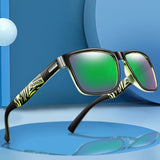 Classic Sunglasses for Men and Women Outdoor Sports Cycling Fishing Hiking Golf, Travel Square Glasses with UV Protection Promise Mart