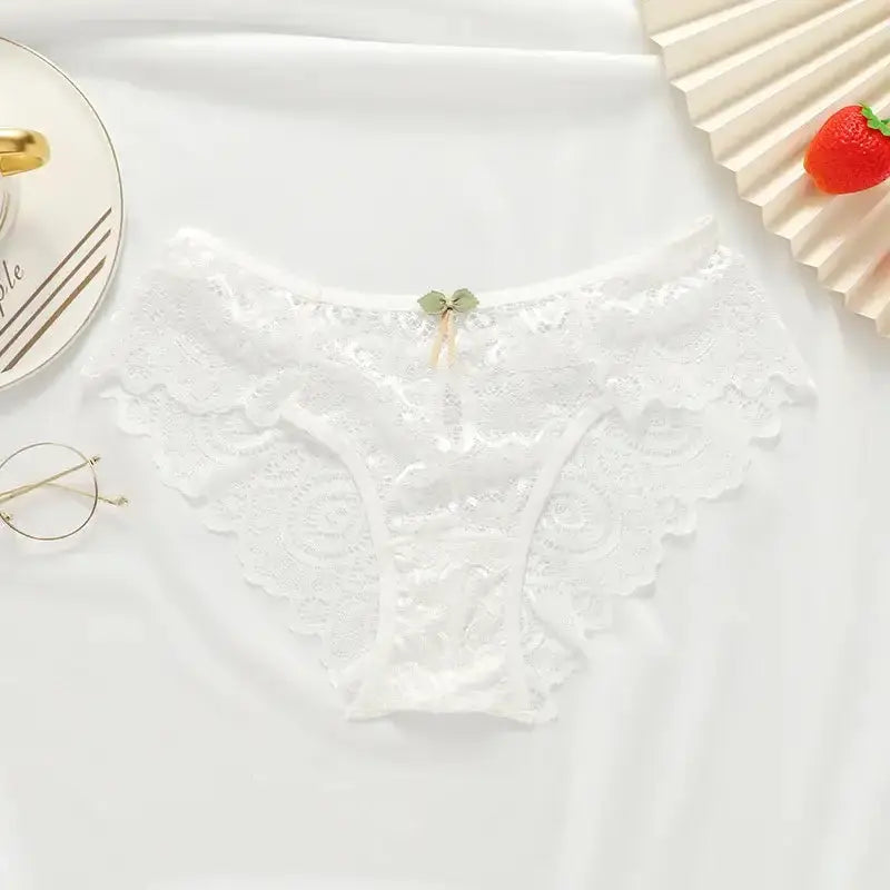 Women's Lace Panties New Sexy Underwear Female Low-Rise Bragas Mujer Cotton Crotch Breathable Lace Panty Culottes Femme