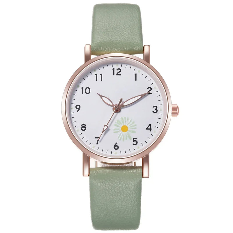 Trendy Ladies Wrist Watches Luminous Women Simple Watches Casual Leather Strap Quartz Watch Clock Montre Femme Relogio Feminino