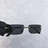 BOYSEEN Rimless Sunglasses | UV400 Gradient Stylish Eyewear for Men & Women Promise Mart