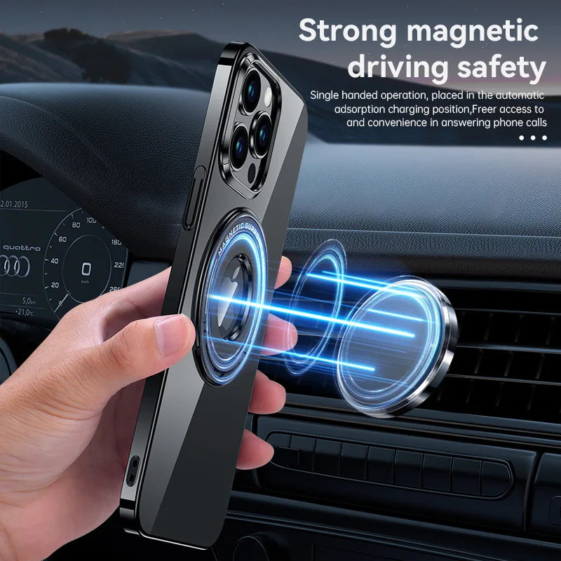 Magnetic Ring Case For iPhone 14 Pro Max 13 Pro 12 Metal Holder Cover Anti-knock Cases For iPhone14 iPhone13 iPhone12