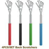 Portable Extendable Back Scratcher Stainless Steel Telescoping Back Scratcher for Both Human and Pets Extendable Back Massager Promise Mart