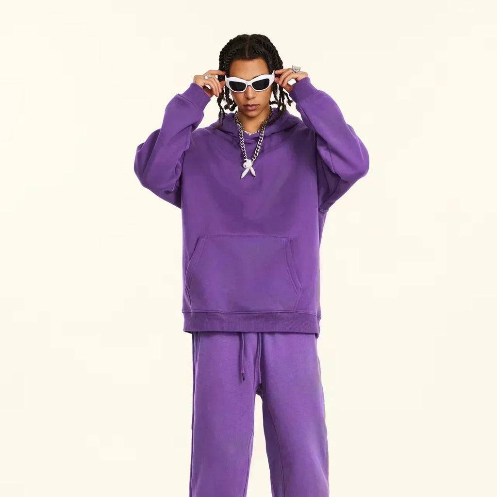 Hooded sweatshirt for men casual and versatile trendy and fashionable Men's hooded casual pullover sweatshirt  men's hooded