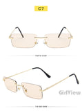BOYSEEN Rimless Sunglasses | UV400 Gradient Stylish Eyewear for Men & Women Promise Mart