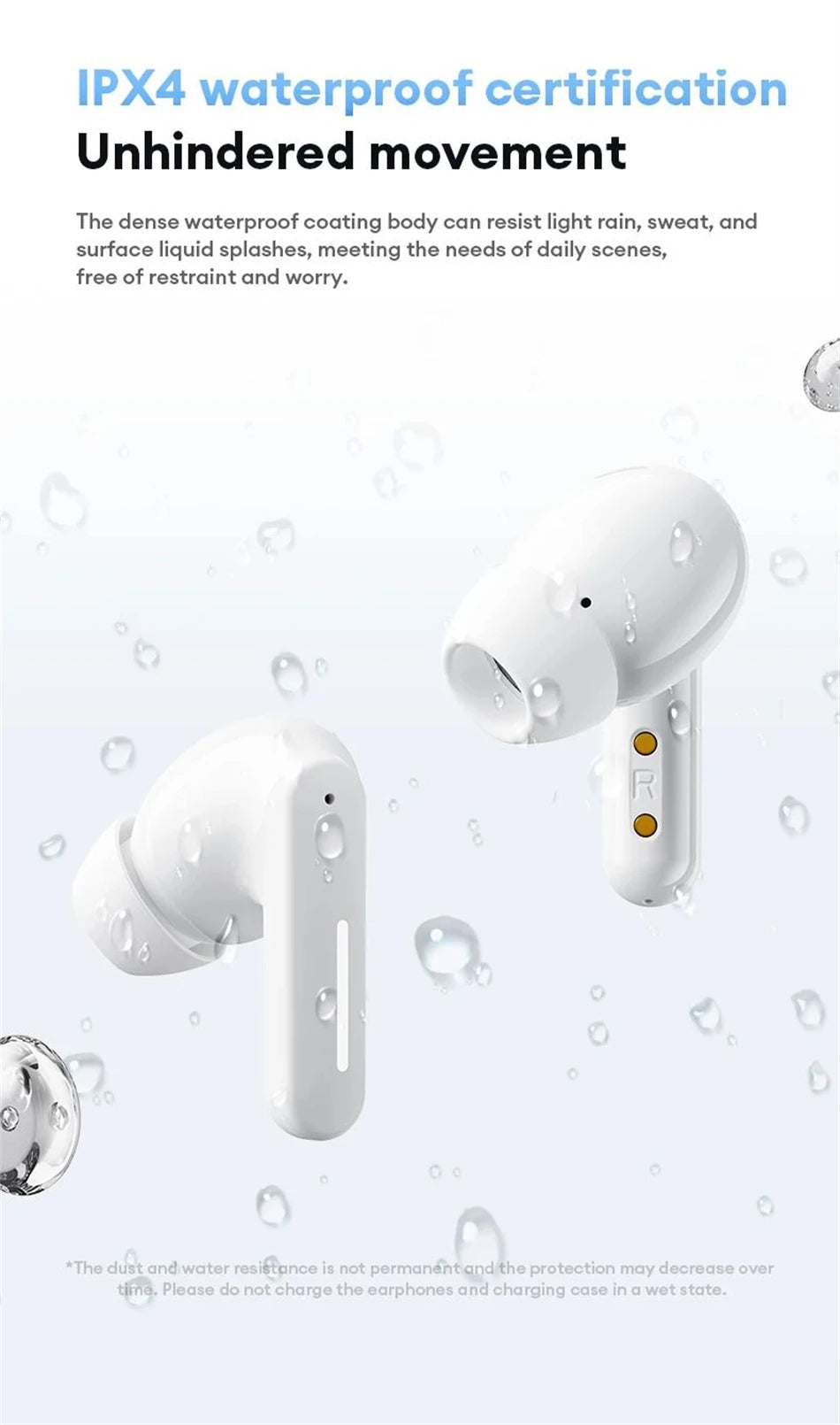 2026 Lenovo Original LE209 Wireless Earphones TWS Bluetooth 6.0 In Ear Earbuds Long Battery Life Earphones Mic Stereo ENC Noise