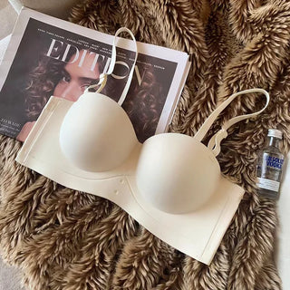 Women's Half Cup Push-Up Bra | Demi Cup Underwire Bra for Enhanced Cleavage