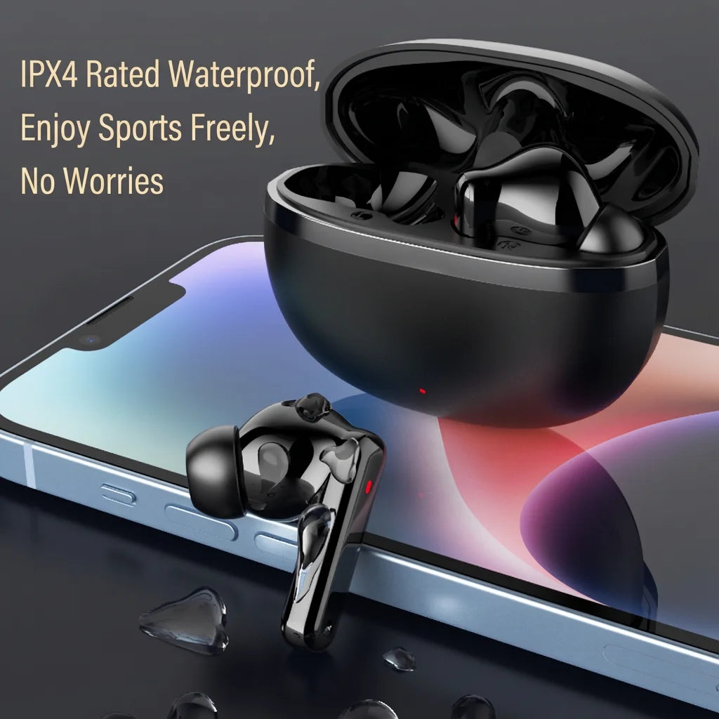 2026 NEW in Ear Bluetooth Earphones with Dual Microphones, Stereo Noise Reduction, Bass HIFI Touch Music Game Earphones