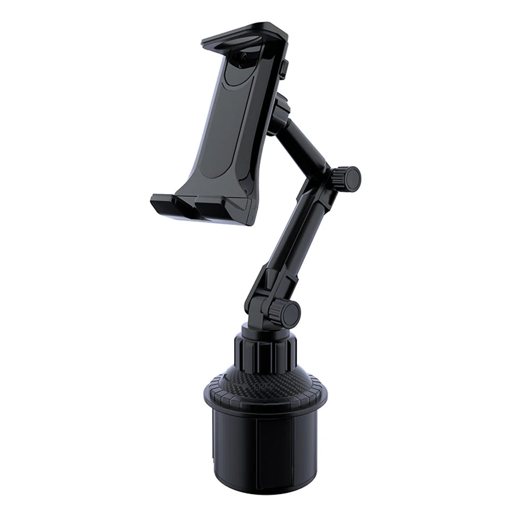 Car Tablet Stand Cup Slot 360 Adjustable Smartphone Holder 270 Tilt Bar Triangular Base Ram Mount SUV Tools for Ipad Pro 11 Air