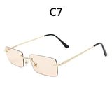 BOYSEEN Rimless Sunglasses | UV400 Gradient Stylish Eyewear for Men & Women Promise Mart