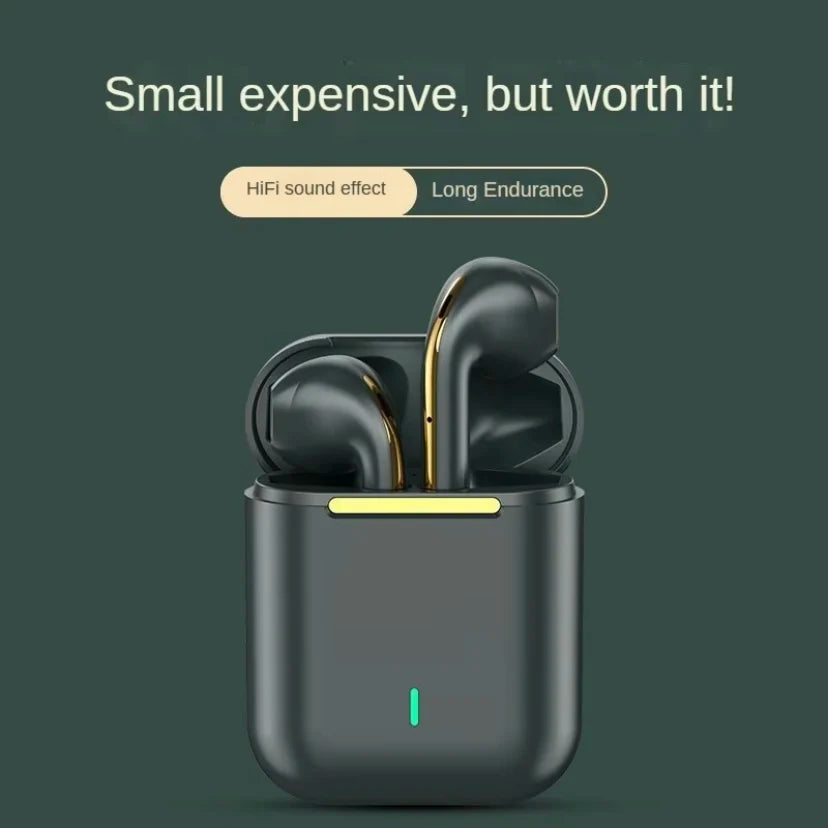 J18 Binaural Wireless Stereo Earbuds Pop Up 5.0 Mini Sports Tws Bluetooth Headset