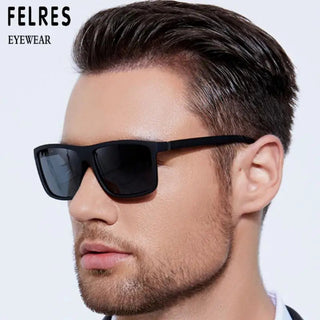 Men Square Myopia Nearsighted Glasses Men Women Driving Traveling Fashion Distance Sunglasses UV Protection Prescription Glasses Promise Mart