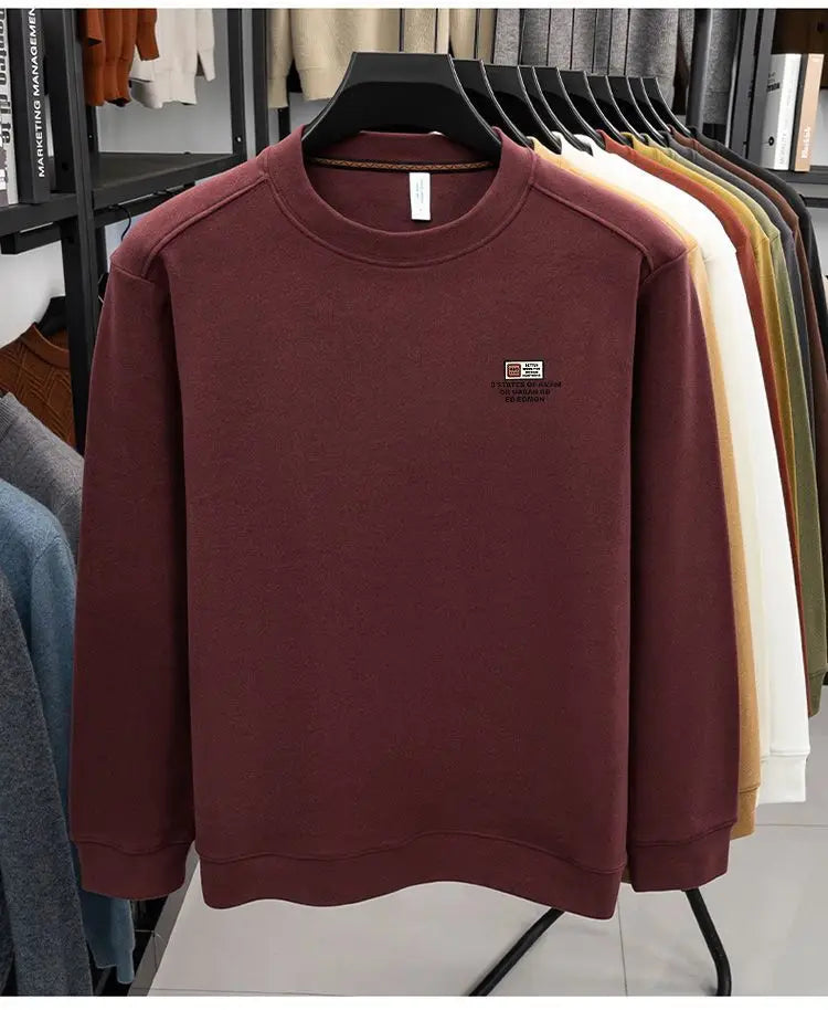 Men's Double-Sided Camere Long Sve T-irt Thiened Casual Warm Base irt Ci Walk All-Season Soft Comfortable Top