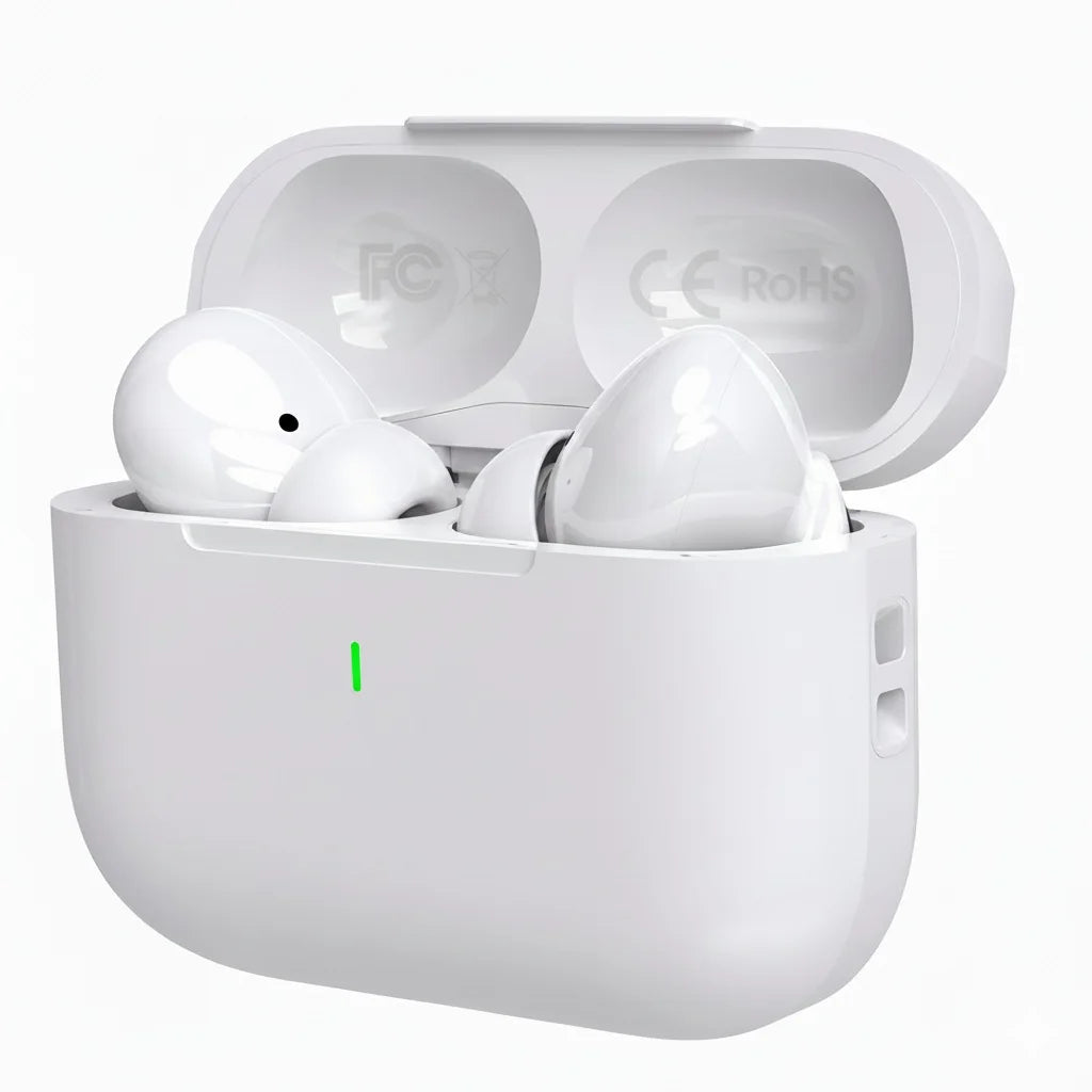 Wireless Bluetooth Earbuds HiFi Stereo Sound Smart Touch Control HD Call Low Latency for Gaming Sports Workouts