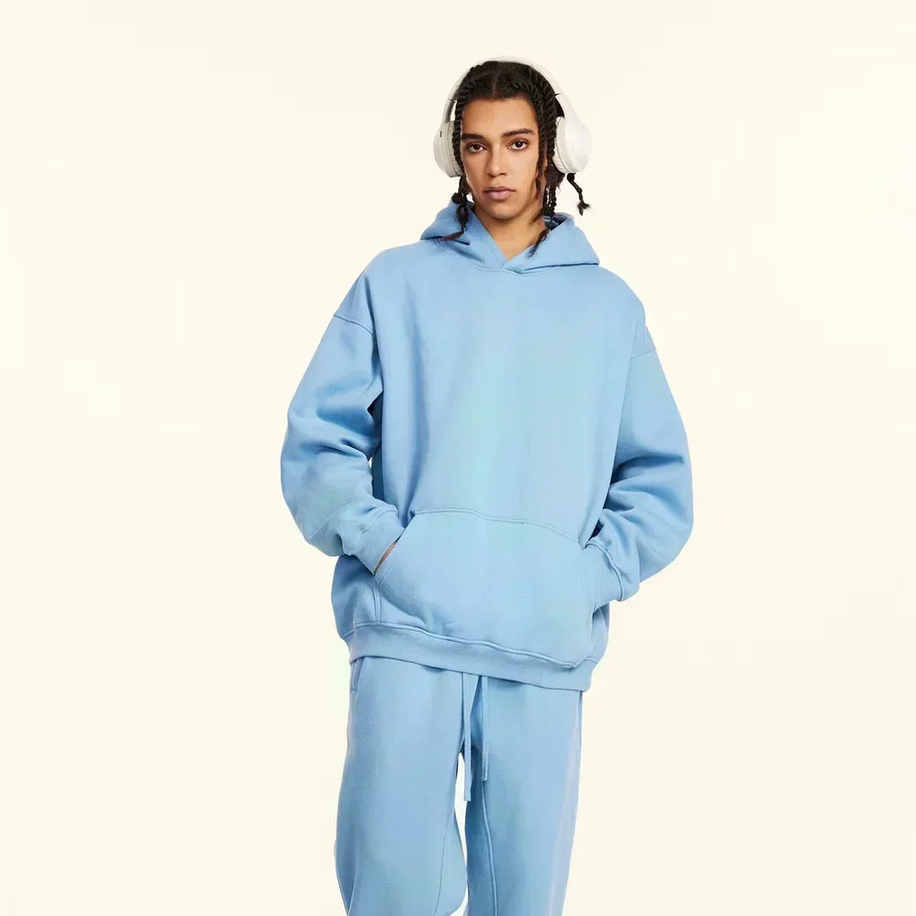 Hooded sweatshirt for men casual and versatile trendy and fashionable Men's hooded casual pullover sweatshirt  men's hooded