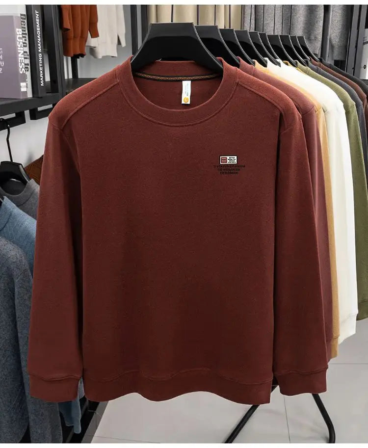 Men's Double-Sided Camere Long Sve T-irt Thiened Casual Warm Base irt Ci Walk All-Season Soft Comfortable Top