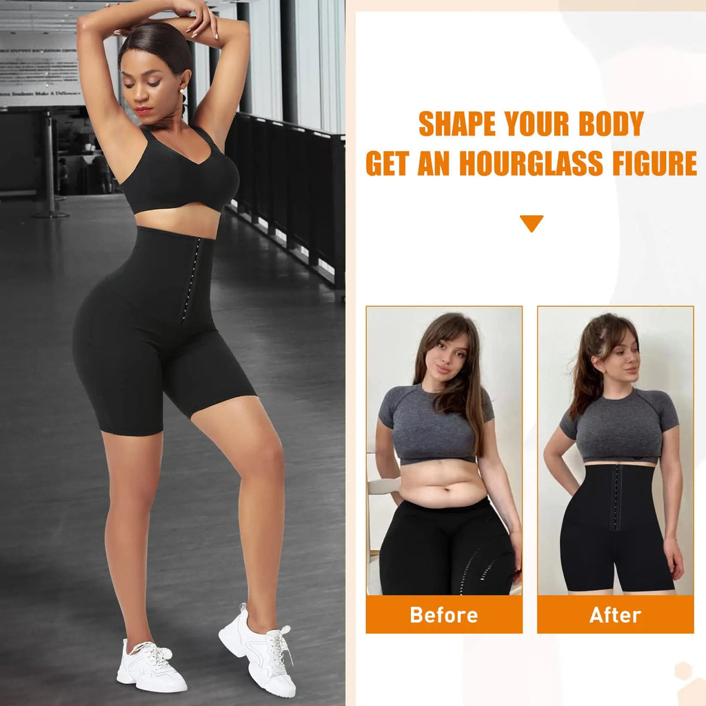 Sauna Sweat Shapewear Shorts Pants Thigh Slim Suit Waist Trainer Weight Loss Shaper Sweatsuit Fitness Compression Thermo Workout