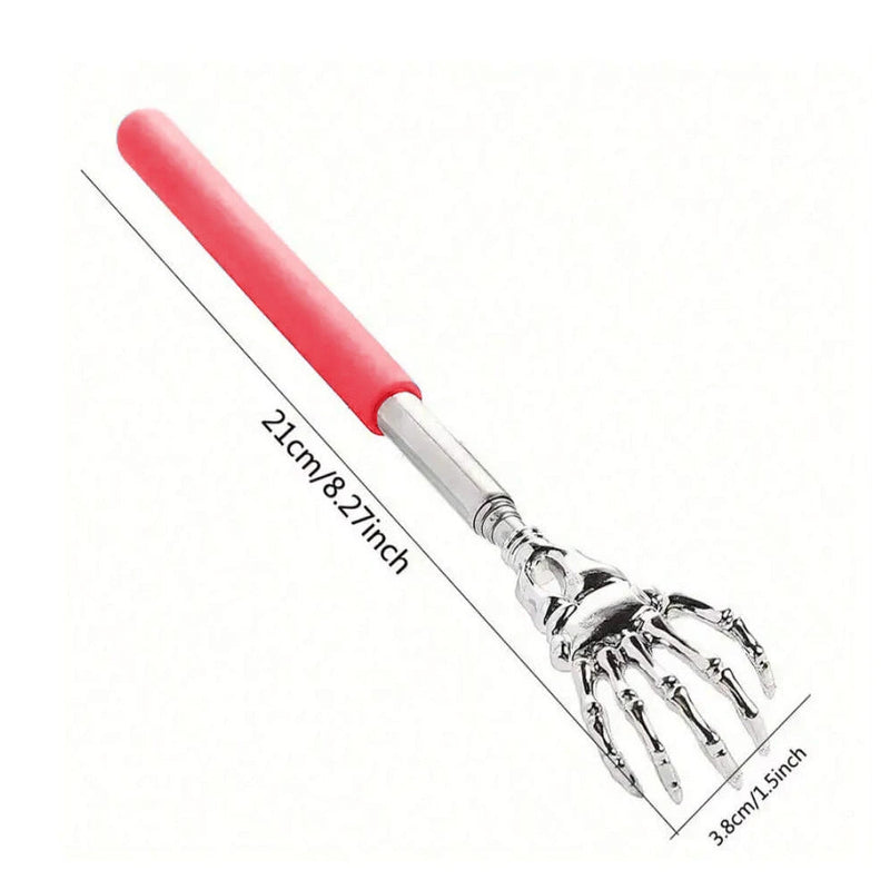 Portable Extendable Back Scratcher Stainless Steel Telescoping Back Scratcher for Both Human and Pets Extendable Back Massager Promise Mart