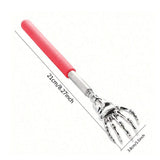 Portable Extendable Back Scratcher Stainless Steel Telescoping Back Scratcher for Both Human and Pets Extendable Back Massager Promise Mart