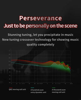 Original QKZ AK6 In Ear Earphone 6 Dynamic Driver Unit Headphone With Mic Stereo Sports HIFI Subwoofer Headset Monitor Earbuds Promise Mart