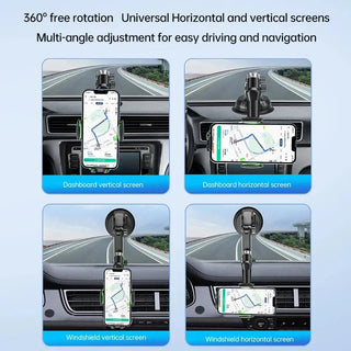 Suction Cup Phone Holder Windshield/Dashboard/Window, Universal Suction Cup Car Phone Holder Mount with Sticky Gel Pad, Compatib Promise Mart